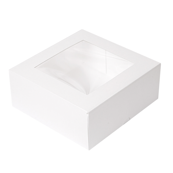 INNOVANT : Boites patissières en carton ondulé nano-micro blanc à fenêtre THEPACK® - BTPATCTONMFBC-GP02_0