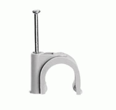 Clip Fermacavo Legrand 31528 – Grigio, Per Cavo ø 9 Mm, Confezione Da 100 Pezzi