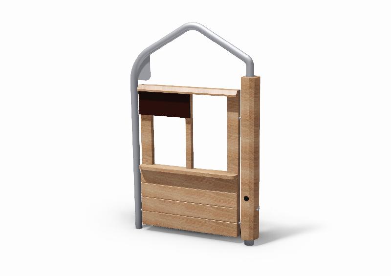 Maisonnette WALLY 2 réf-8078300 - Hags - Tranche d'âge 2-12 ans - Dimensions 1130x176x1771 mm_0