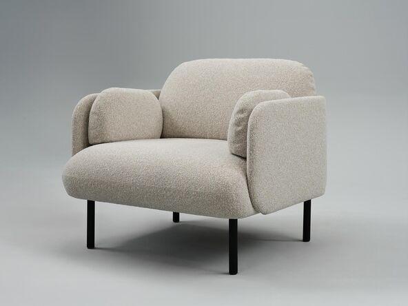 Fauteuil Lounge Florida très confortable avec tissu personnalisable_0