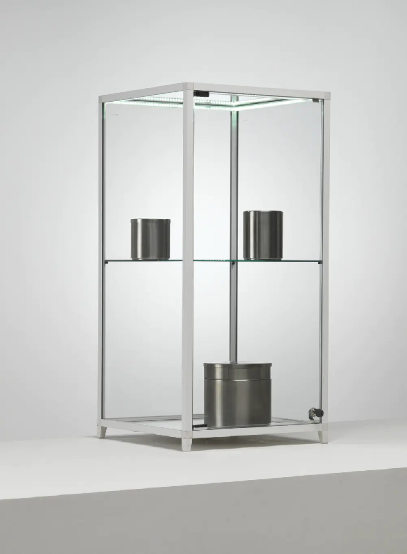 Petite vitrine commerce aluminium kl48va - aluminium anodisé_0