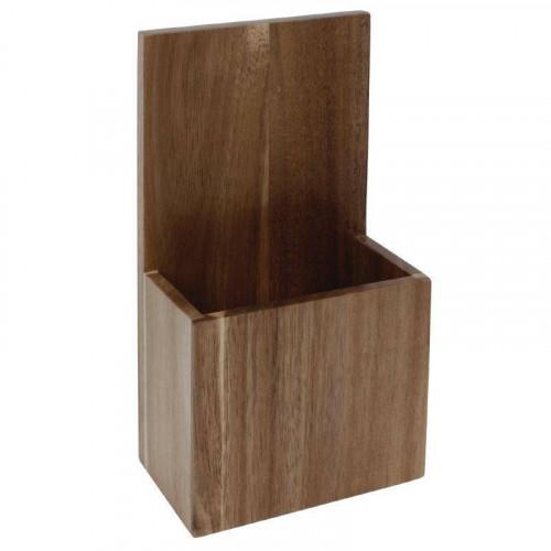 PORTE MENUS EN BOIS