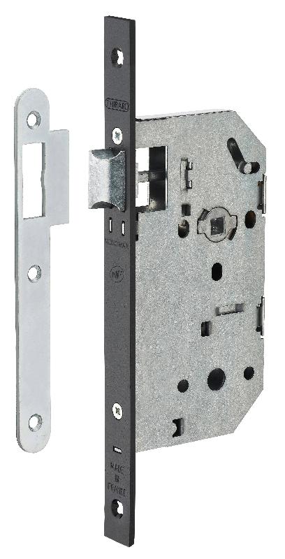 Serrure encastrable Monomax NF bec de cane - Pour porte intérieure - Réf 00556900 - Marque THIRARD_0