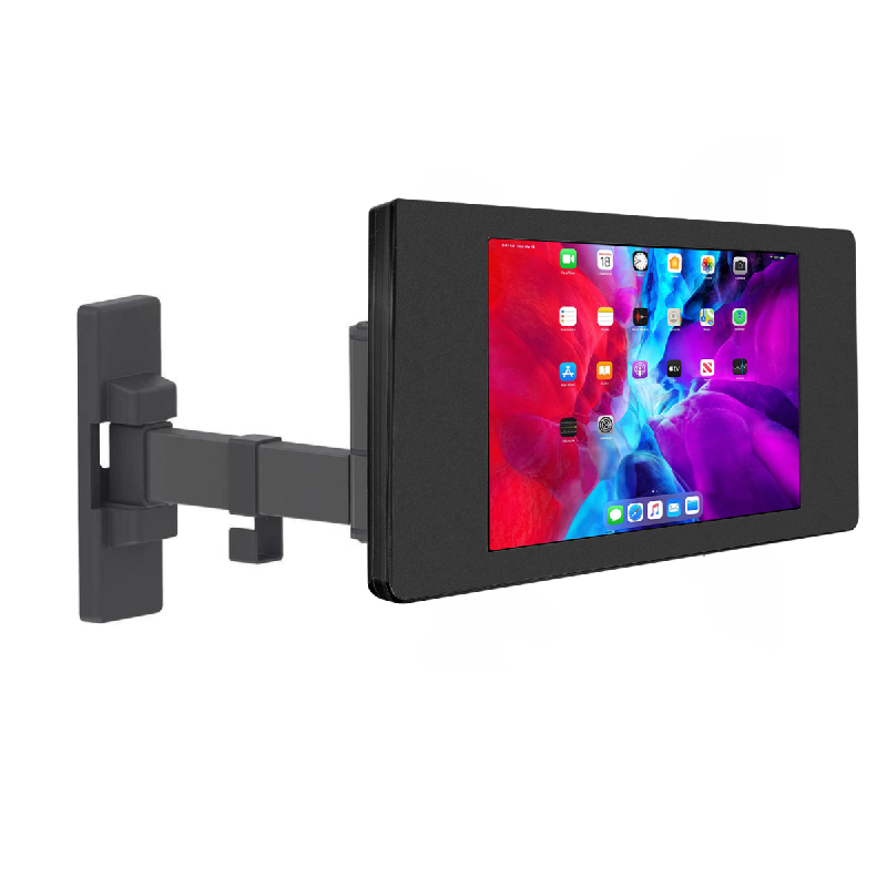 Support de tablette mural flexible 265 mm Fino pour Samsung Galaxy Tab A9+ 11 pouces - noir - Bravour®_0