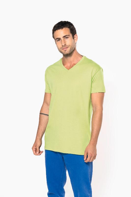 T-shirt Bio150IC col V homme - Kariban - Réf: K3028IC - Coton biologique, 145 g/m²_0