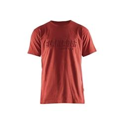 T shirt imprimé 3D HOMME BLAKLADER rouge brique T.L Blaklader - L textile 7330509769614_0