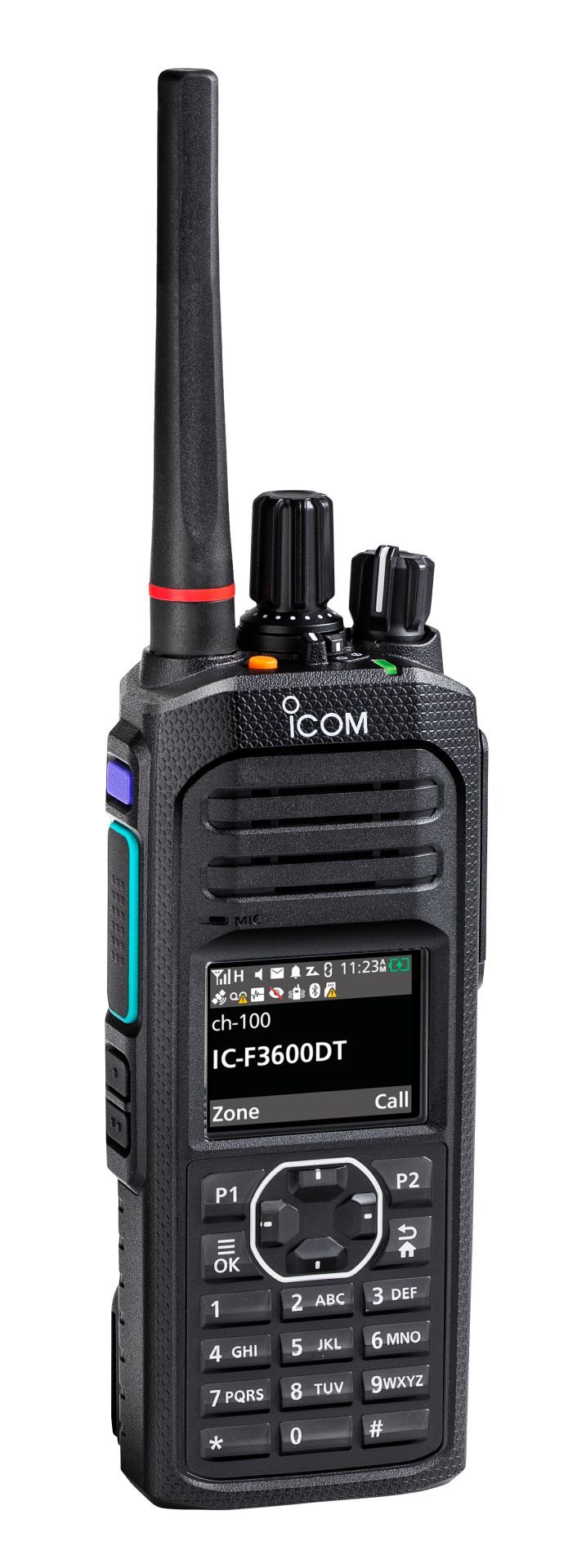Talkie walkie numérique NXDN VHF UHF avec clavier ICOM IC-F3600D_1