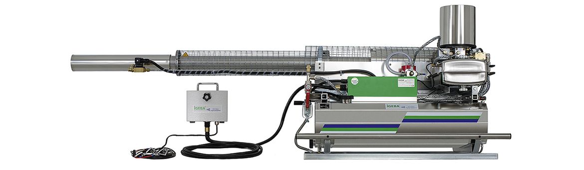 TF F 95 HD - Thermonébulisateur Igeba - Démarrage électrique avec télécommande - Dimensions 198 x 62 x 58 cm_0