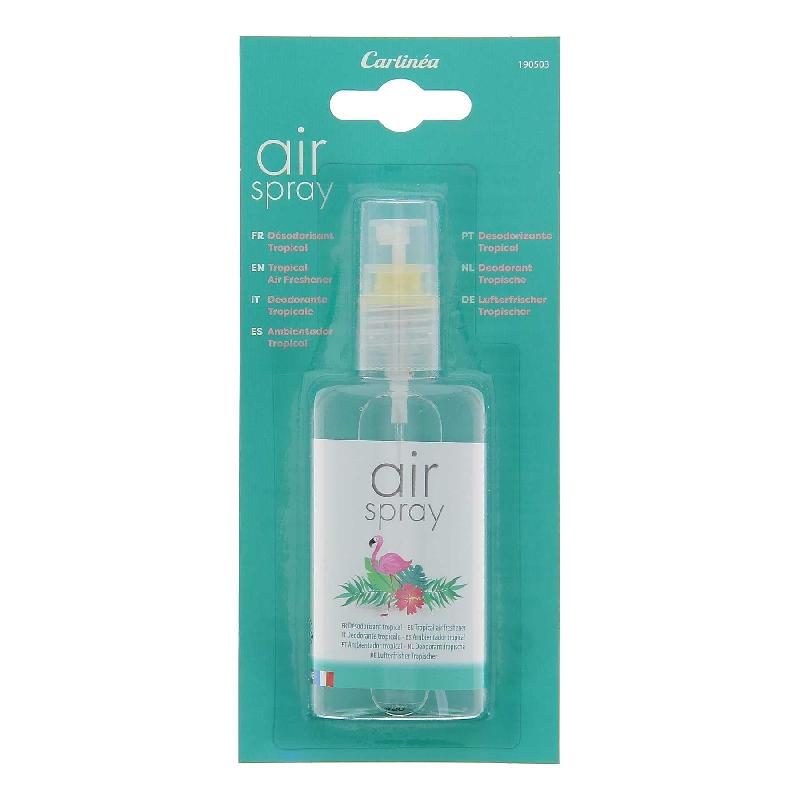 Désodorisant spray de poche Carlinéa - Parfum Tropical - 75 ml translucide_0