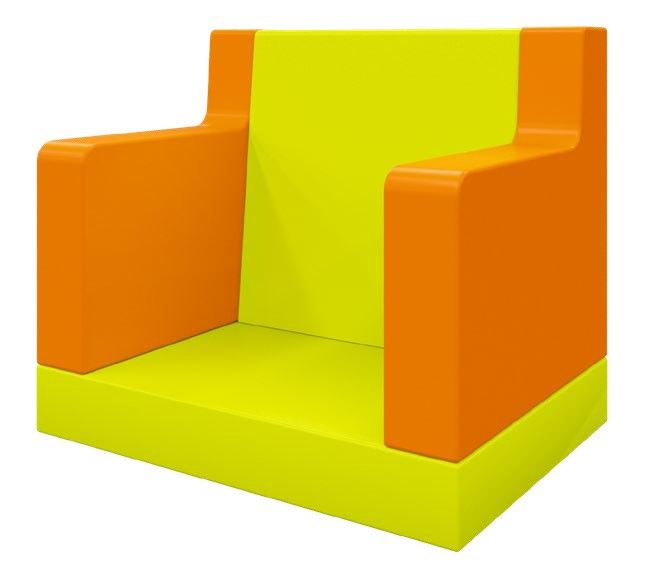 Assise basse pour crèche - Référence MO.AB - Dimensions L700mm x H600mm x P650mm_0