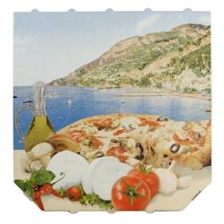 Boîte Pizza Amalfi - Carton - 26 x 26 cm - par 100 - blanc en carton 3760394090298_0
