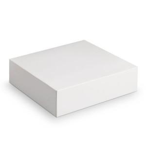 Boîte pâtissière blanche 32 x 32 x 8 cm