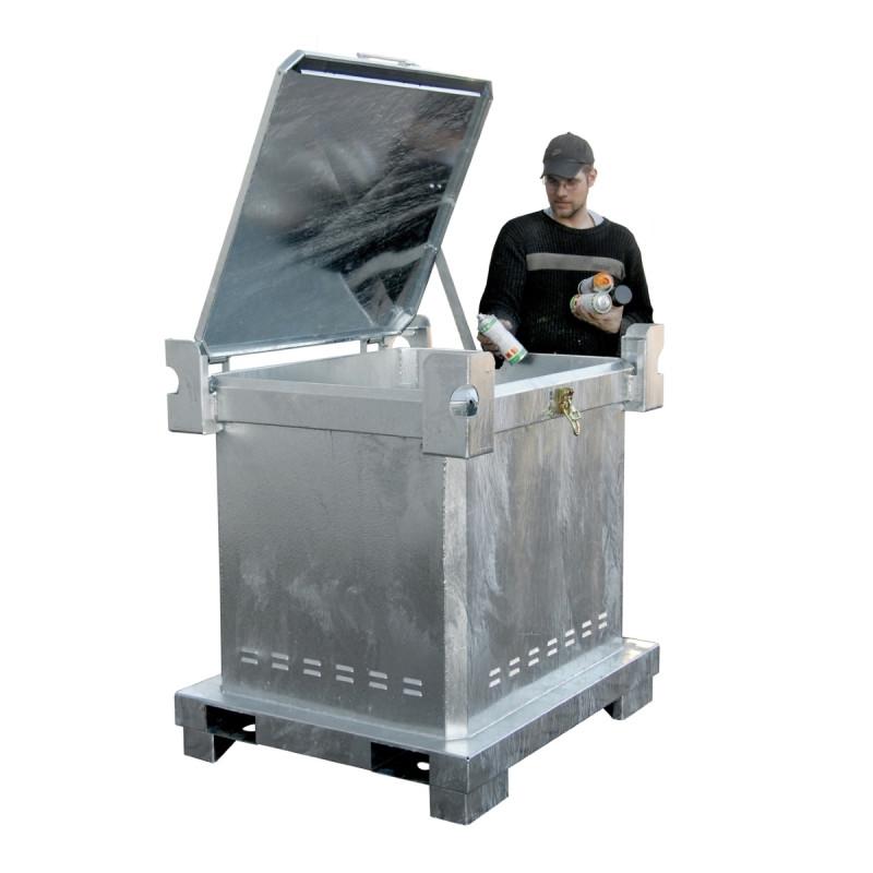 Cuve de transport international pour déchets aérosols type SAS_0