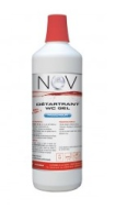 Détartrant gel WC Nov - flacon 1L - application cuvettes, urinoirs, robinetteries_0