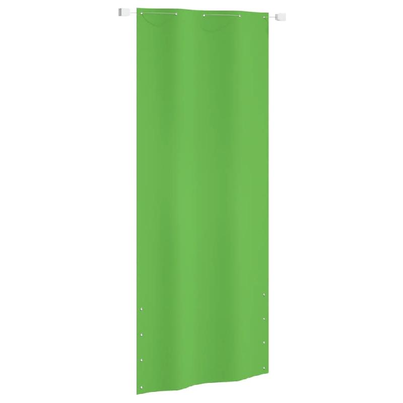 Écran de balcon brise-vue - Protection confidentialité 100x240 cm - Tissu Oxford vert clair - Réf : 02_0010421_0