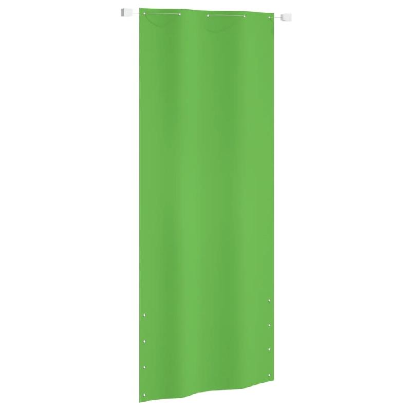 ÉCRAN DE BALCON BRISE PARE VUE PROTECTION CONFIDENTIALITÉ 100 X 240 CM TISSU OXFORD VERT CLAIR 02_0010421_0