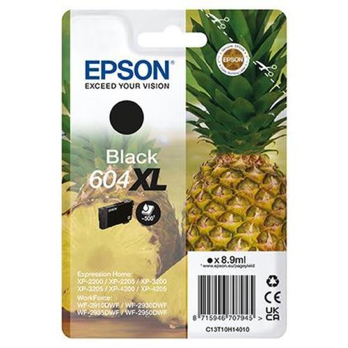 Epson cartouche jet d'encre noir 604 xl (t10h1) c13t10h14010_0