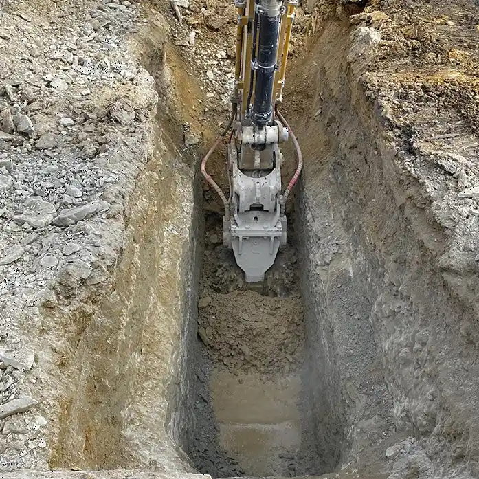 Fraise hydraulique pour pelle 13 à 20t - Rockwheel G60 - Optimisée pour couple et profondeur_0