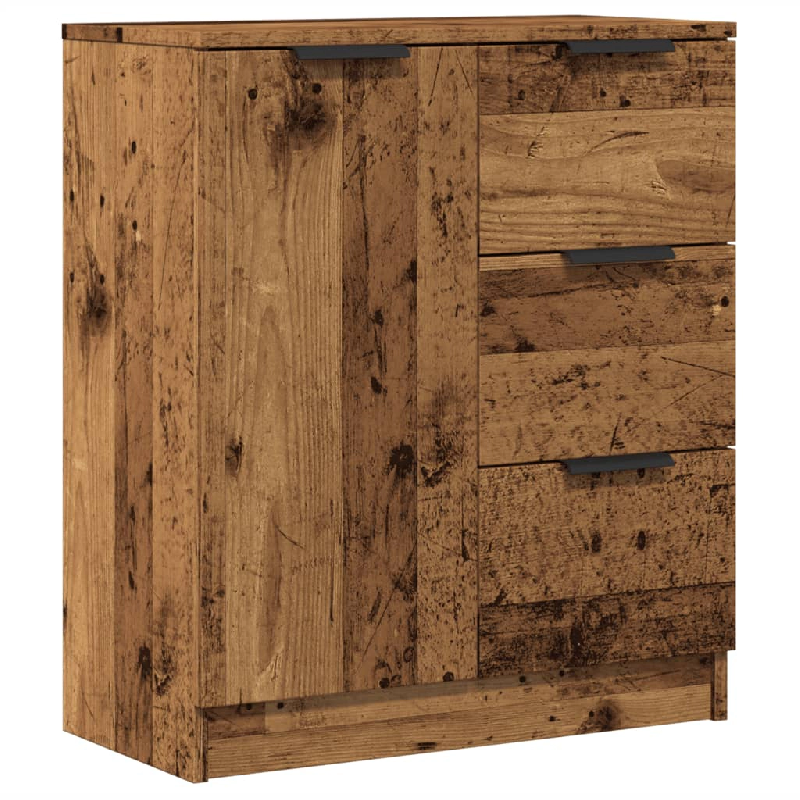 Helloshop26 - Buffet bahut commode armoire meuble de rangement organisateur cuisine salle de séjour salon vieux bois 60 x 30 x 70 cm 02_0036601 - 300_0