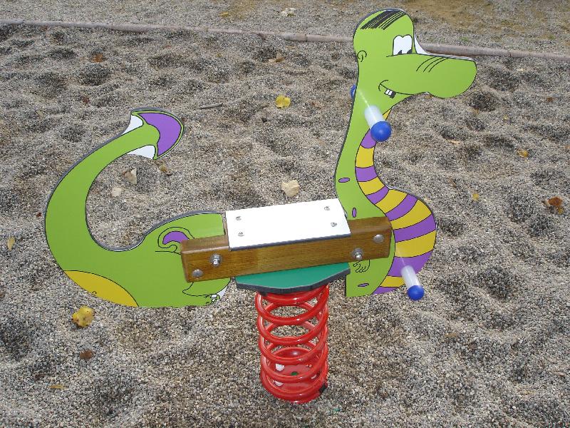 Jeu sur ressort 1 place - figurine serpent Ptit Loup Bidollon_0