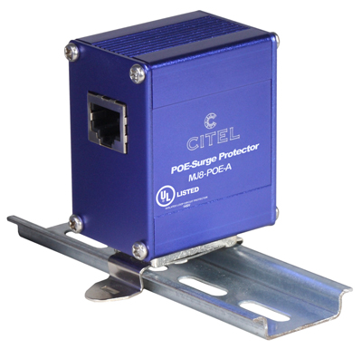 Parafoudre pour liaison POE - MJ8-POE - Protection Ethernet jusqu'à 1000 Mbps avec prises RJ45 blindées_0