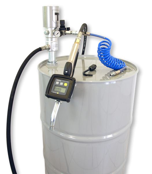 Pompe pneumatique Tecpump DP 56 Standard - Kit complet avec ratio 5:1, débit 16l/min, idéale pour viscosités élevées_0