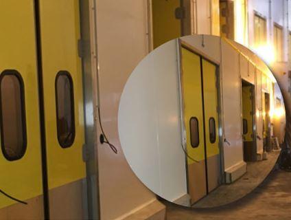 Porte va-et-vient 1 ou 2 vantaux - ACOTECH - résistance et isolation secteur froid_0