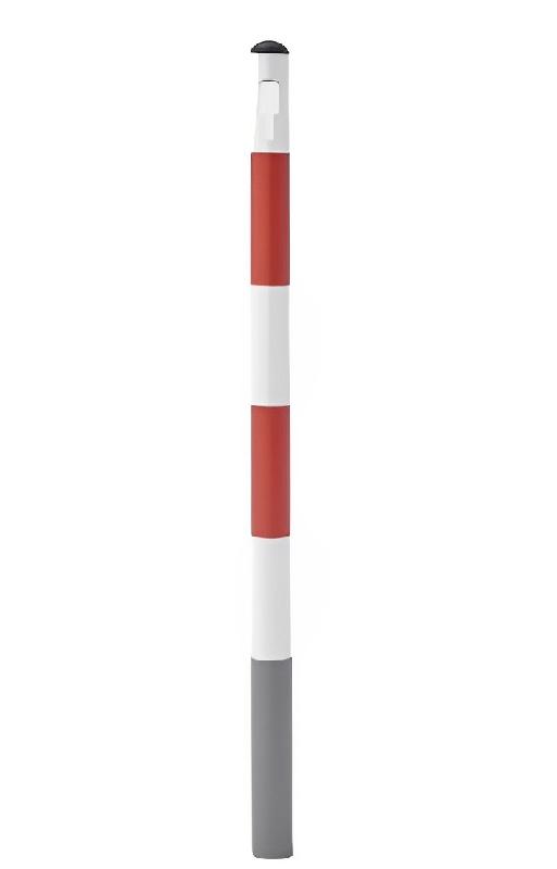 Potelet à sceller - disponible en 2 hauteurs : 1000 mm et 1500 mm - Coloris : Blanc, Rouge et Jaune_0