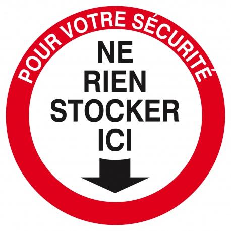 Pour votre securite ne rien stocker ici d.180mm TALIAPLAST | 627208_0