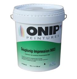 Souplonip Impression 9003 - Peinture acrylique satinée certifiée Ecolabel Européen - 15L, Blanc + 1800 teintes_0