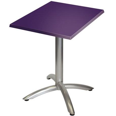 TABLE DE TERRASSE VENISE SOLO VIOLET 60 X 60 CM