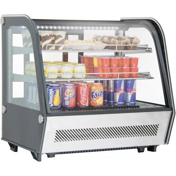 Vitrine réfrigérée à poser 120 l double vitrage 160 W_0