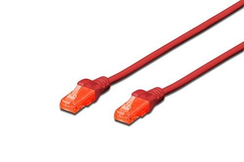 ASSMANN ELECTRONIC DK-1617-050/R 5M CAT6 U/UTP (UTP) ROUGE CÂBLE DE RÉ_0
