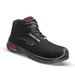 Baskets de sécurité montantes antistatiques - RILEY HIGH S3 noir/rouge - Taille 49 Lemaitre - Embout aluminium et normes S3 SRC ESD_0