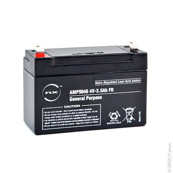 BATTERIE PLOMB AGM NX 3.5-4 GENERAL PURPOSE FR 4V 3.5AH F4.8_0