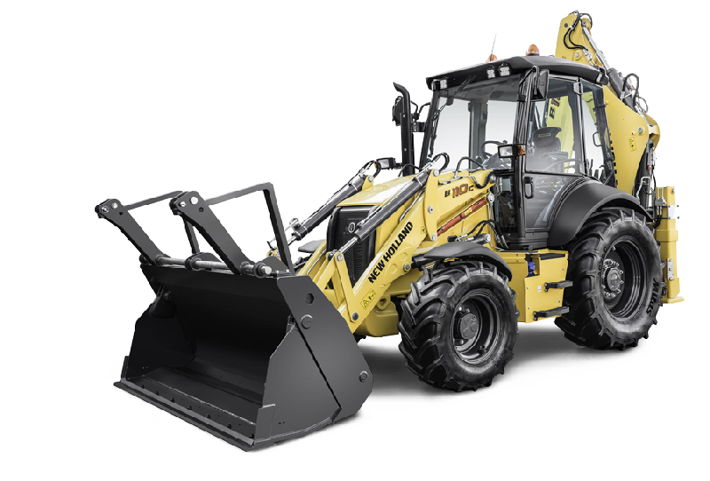 Chargeuse-pelleteuse New Holland - Polyvalence avec godet 4 en 1 et options d'excavation avancées_0