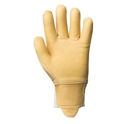 Coverguard - Gants manutention beige en fleur de vachette hydrofuge EUROSTRONG 2450 (Pack de 10) Beige Taille 9 - 5450564017238_0