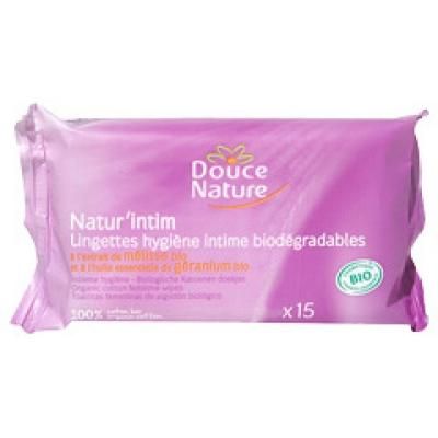 DOUCE NATURE LINGETTES HYGINE INTIME BIO NATUR'INTIM DOUCE NATURE