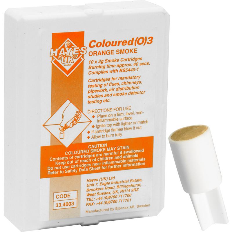 FUMIGÈNES 3G - ORANGE (10 PIÈCES)