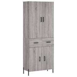 Helloshop26 - Buffet bahut commode armoire meuble de rangement organisateur cuisine salle de séjour salon haut sonoma 69,5 x 34 x 02_0035409 - 300021_0