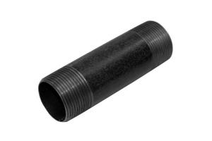 Mamelon acier noir 1 1/4 à visser EN10241 - Filetage ISO 7/1 - Référence acier noir à visser 1 1/4_0
