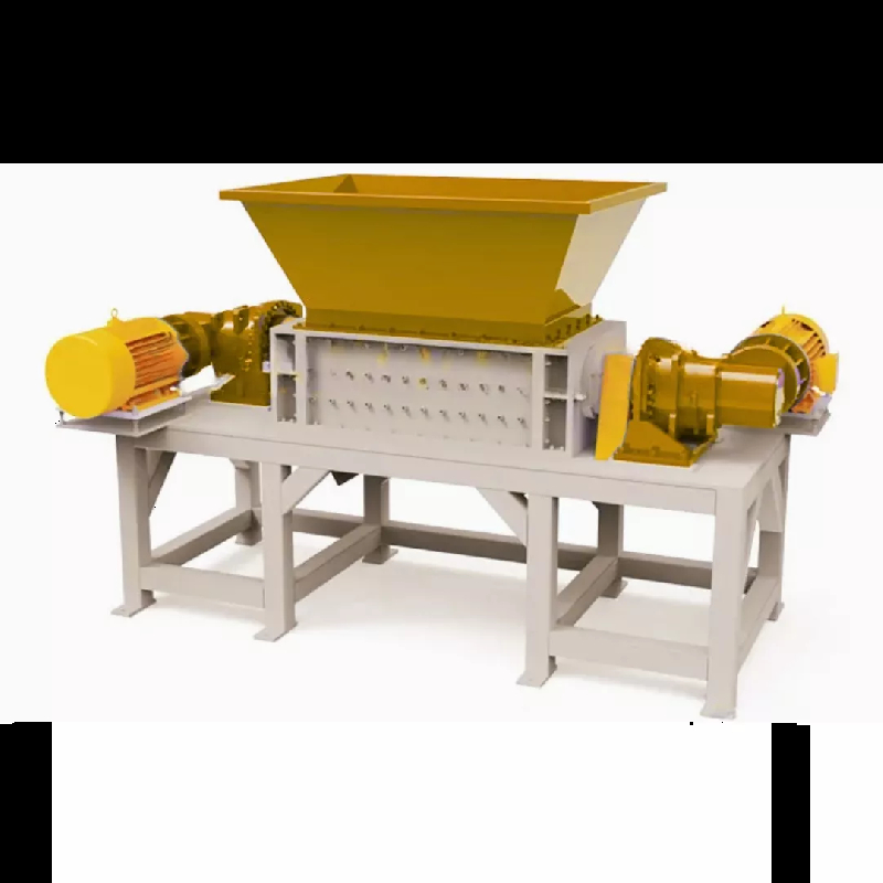 Broyeur industriel double arbre multi-matériaux 2×22 kW - Capacité 4 à 8 tonnes/heure - MBR800_0
