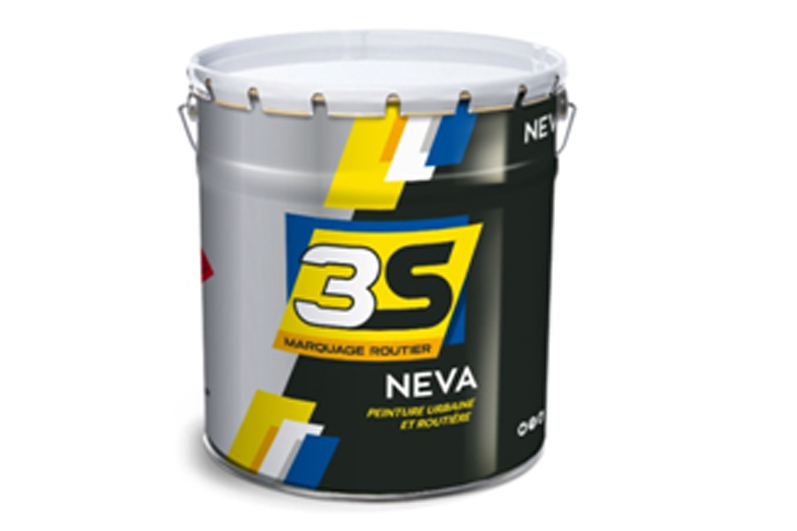 Peinture blanche rétro réfléchissante solvantée NEVA - Marquage routier haute performance - 7 ou 25 kg_0