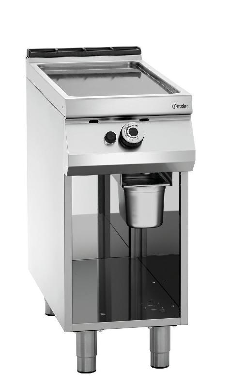Plaque grill gaz lisse - Série 900 Master - Dimensions 400 x 900 x 900-950 mm - 9 kW - BARTSCHER_0