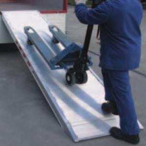 Rampe aluminium de manutention -lg 4000 mm x lg 1000 mm_0