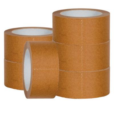 Ruban adhésif en papier kraft 80g/m2 50 mm x 50 m, lot de 6 rubans_0