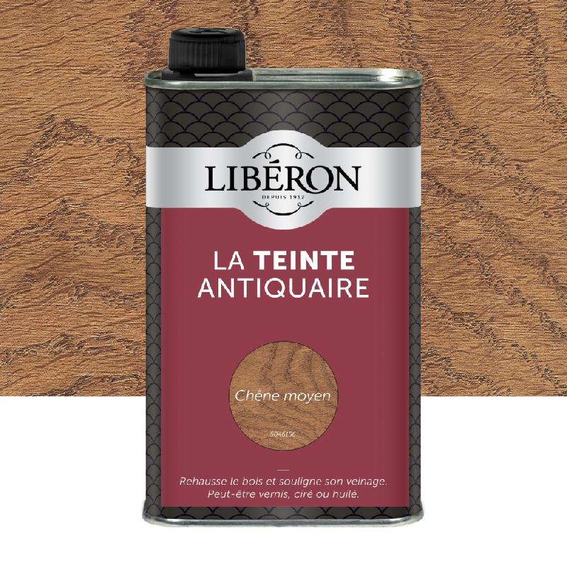 Teinte antiquaire bois durs LIBERON, 0.5 l, chêne moyen_0