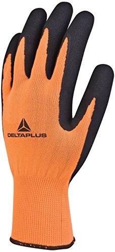 Gants de protection Delta Plus - SET gant terylène orange et noir - Taille 9 (1 paire)_0