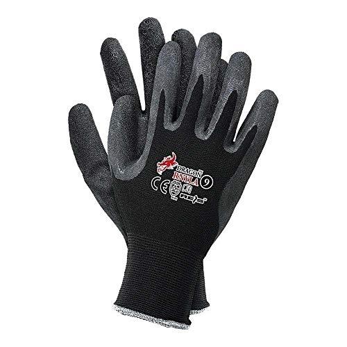 REIS RNYLAB9 LOT DE 12 GANTS DE PROTECTION DRAGON NOIR TAILLE 9_0