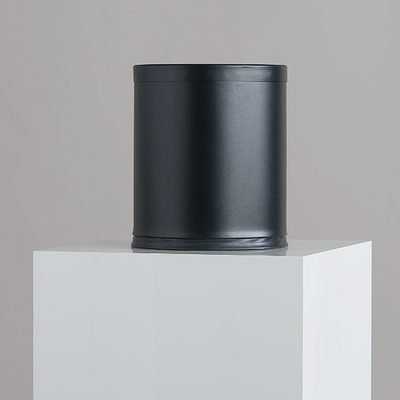 Corbeille ronde noire - Double paroi - SKU: F-776-789447Z - Équipement hôtelier_0